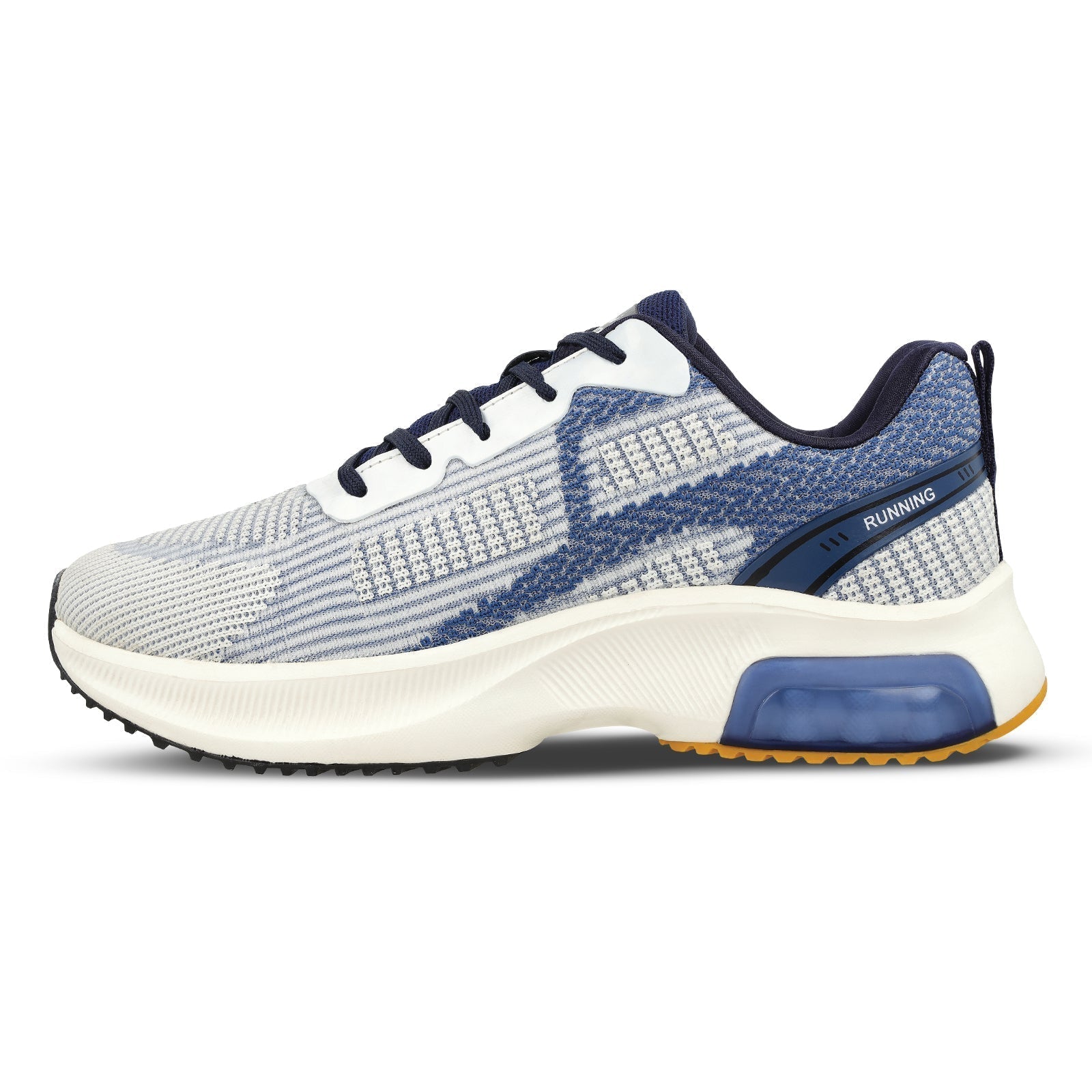 Walkaroo Men Sports Shoe - WS9107 Blue White - Walkaroo Footwear