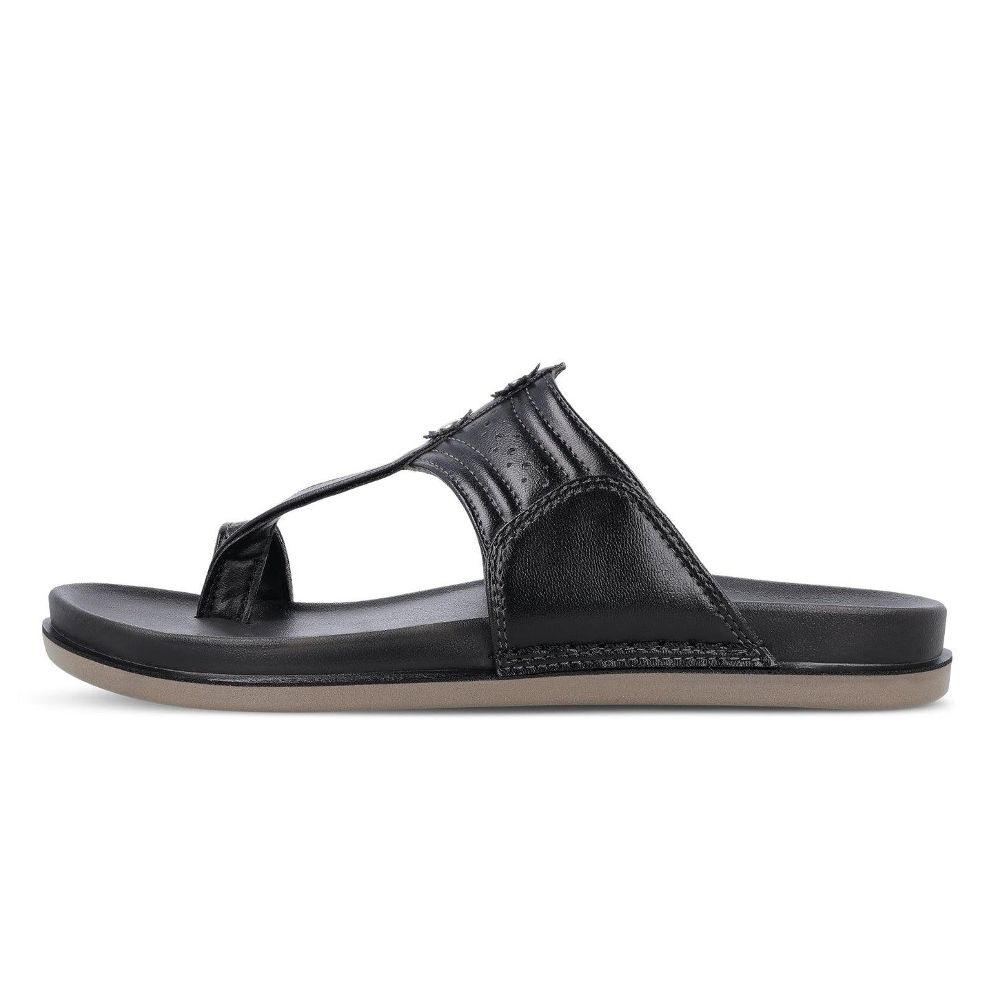 Men's  Traditional Chappal - WE1351 Black