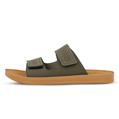 Boy's Daily Wear Sandals - WBR53217 Olive