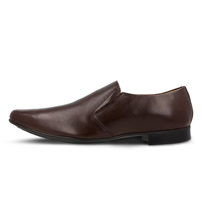 Men's Leather formals Shoes - WF6053 Brown
