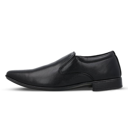 Men's Leather formals loafer Shoes - WF6302 Black
