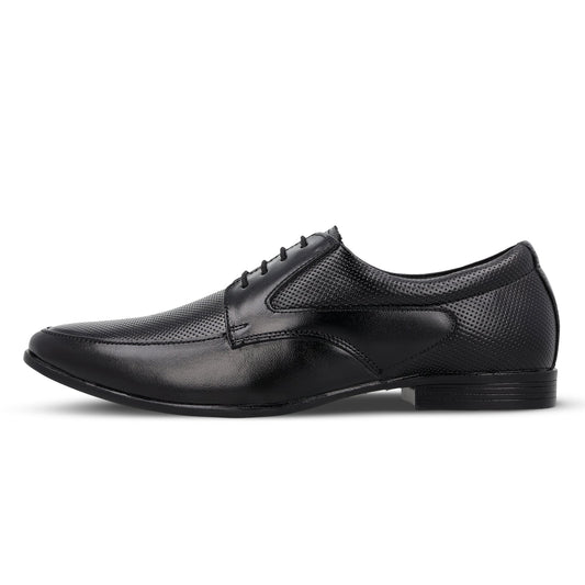 JOHN TAYLOR Men's Derby Leather Formal Shoes - JT97527 Black
