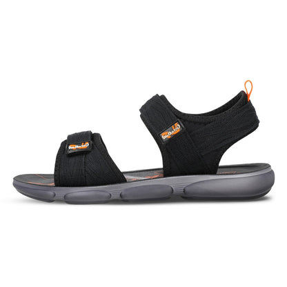 Walkaroo+ Men Sandals - WE1711 Black - Walkaroo Footwear