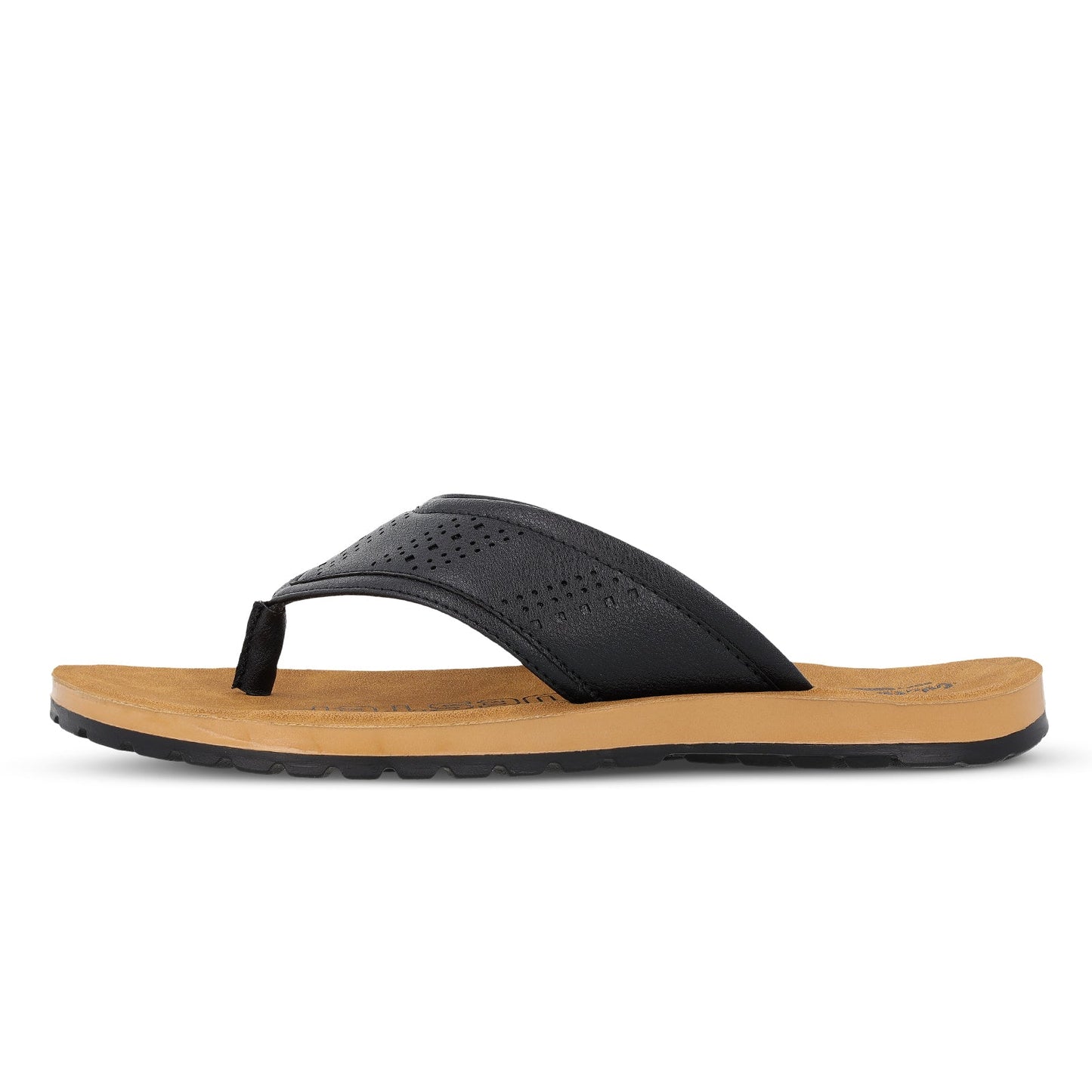 Men's Daily Wear V-Strap Sandals - WGP50010 Black