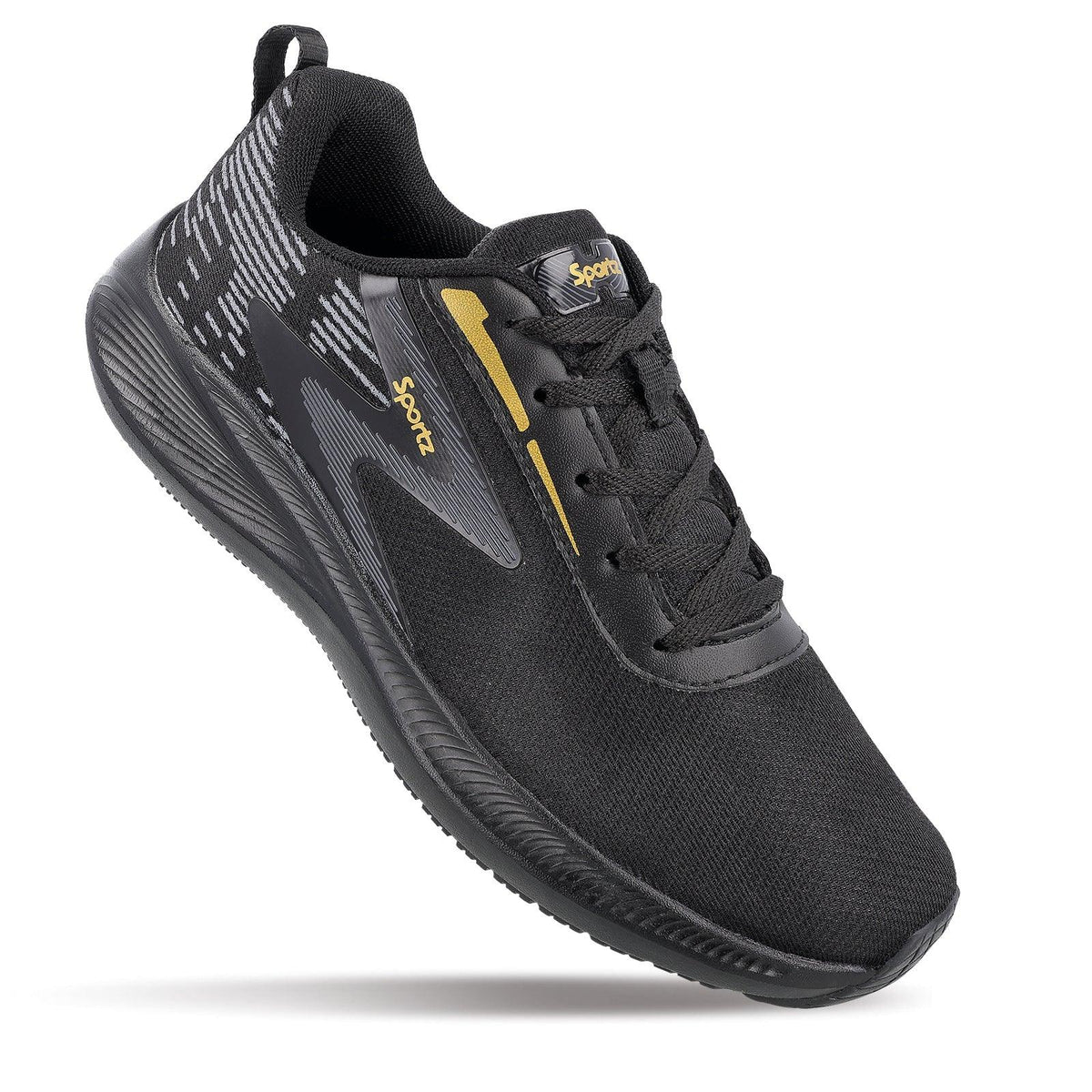 Stylex Men's Lace-up Sports Shoes - WS9611 Black