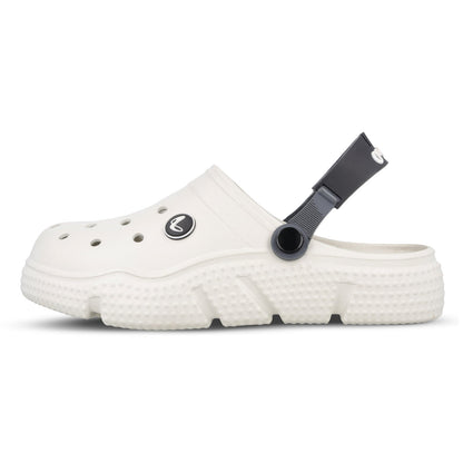 Walkaroo Mens Clogs  - WC8736 Off White