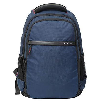 Strabo Moto Laptop Bag School & College Backpacks - Colour Blue 25L Water Resistant - Strabo 