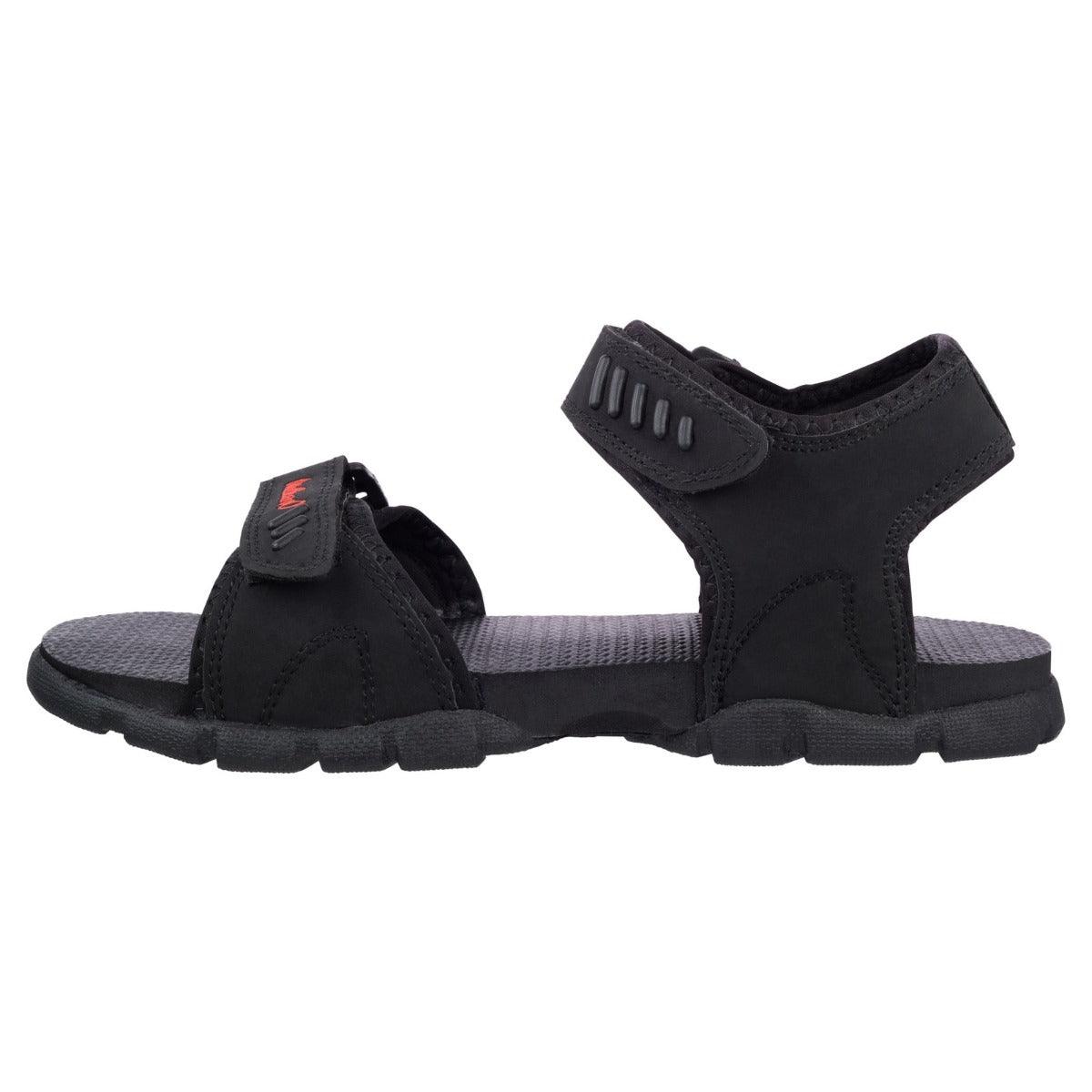 Walkaroo Boys Strappy Floater Sandals - 4509 Black