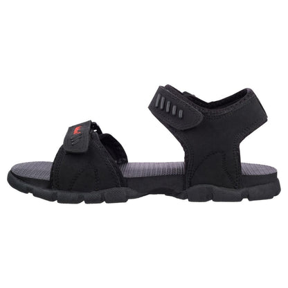 Walkaroo Boys Strappy Floater Sandals - 4509 Black
