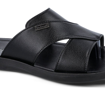 Walkaroo Men Sandals - WE1325 Black - Walkaroo Footwear