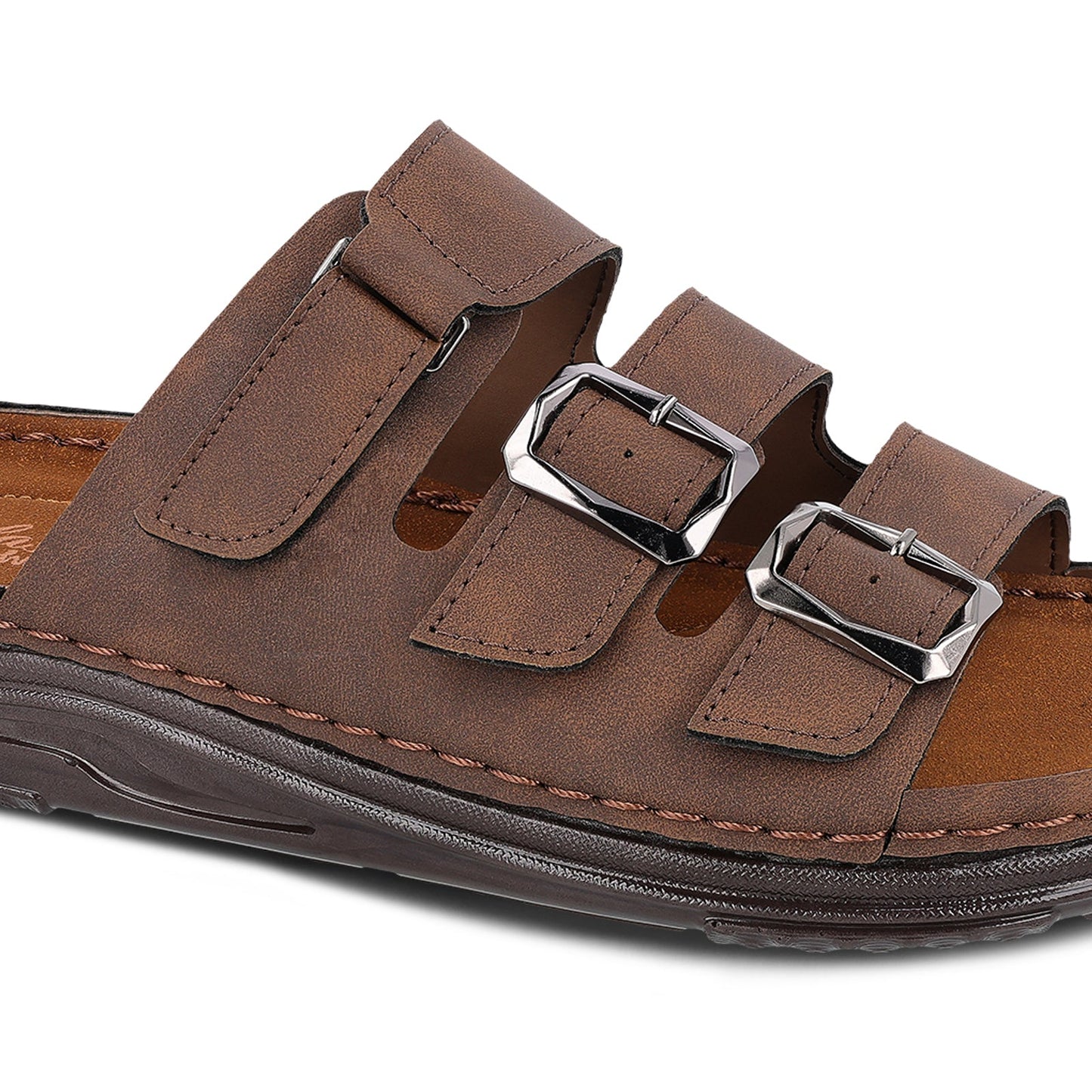Men's Daily Wear Comfort Sandals - WGP53053 Brown