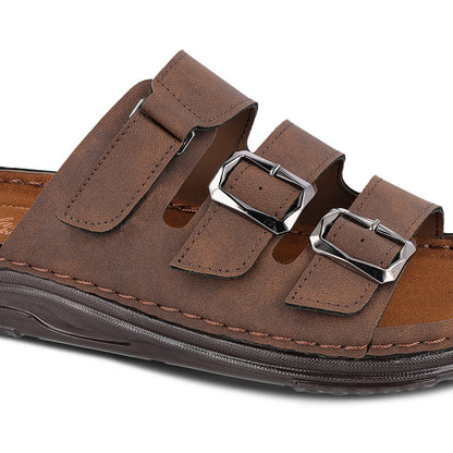 Men's Daily Wear Comfort Sandals - WGP53053 Brown