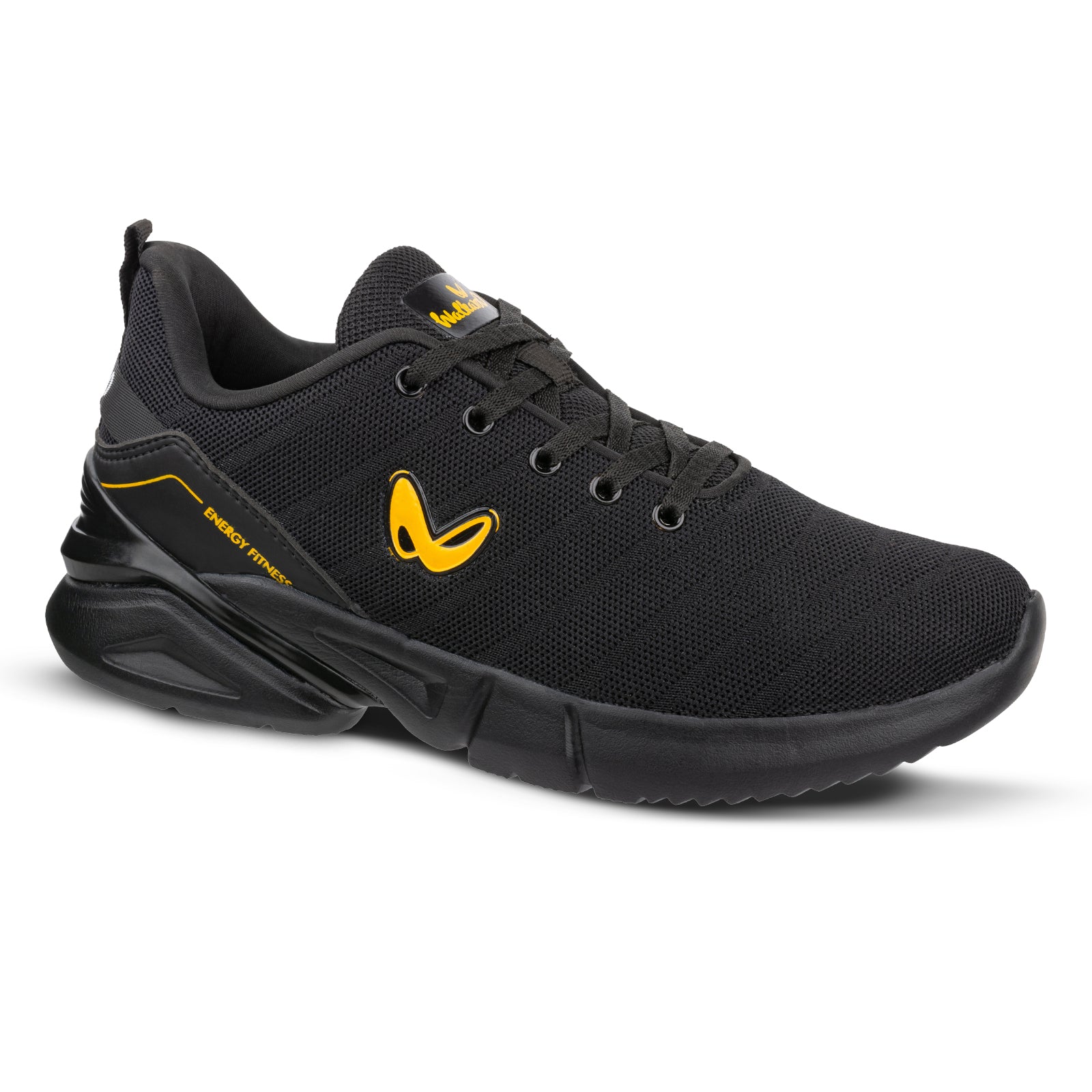 Walkaroo Men Walking Shoes - WS9087 Black - Walkaroo Footwear