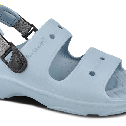 Walkaroo Mens Clogs  - WC8712 Aqua Blue