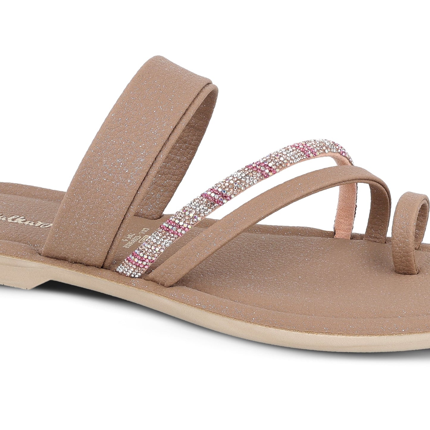 Women's Daily Wear Sandals - WLR72026 Greige