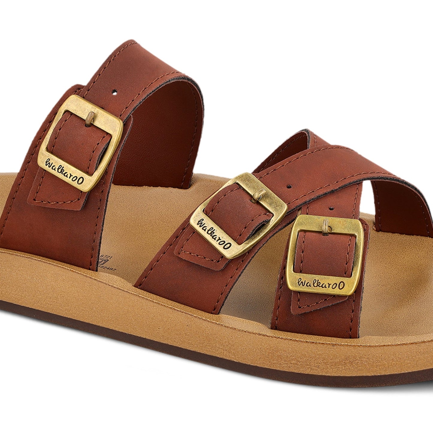 Men's Daily Wear Sandals - WE1361 Barn Red