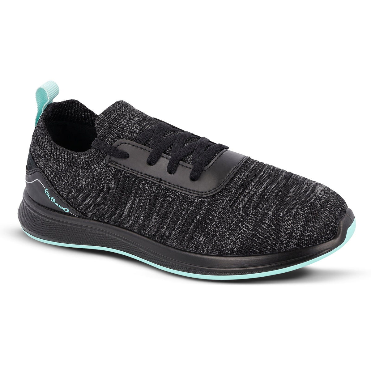 Walkaroo Men Walking and washable Shoes- XS9772 Black Mint
