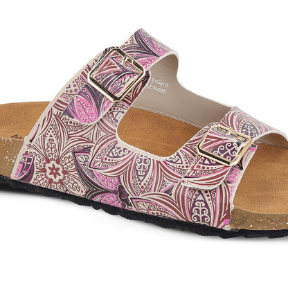 Women's Comfort Sandals - WLE74035 Mauve