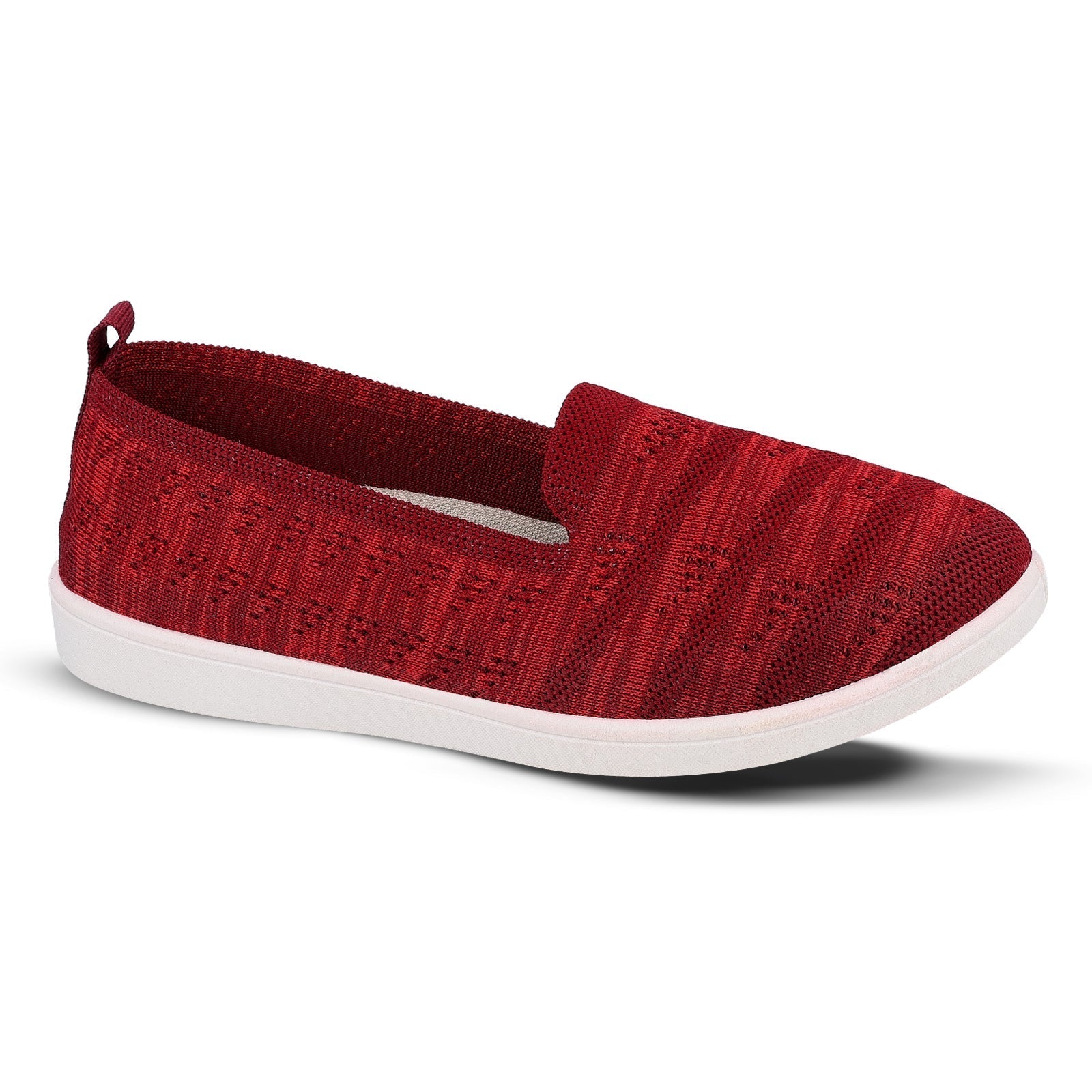 Walkaroo Go Womens Belly Shoes - GY3412 Cherry Brown - Walkaroo Footwear