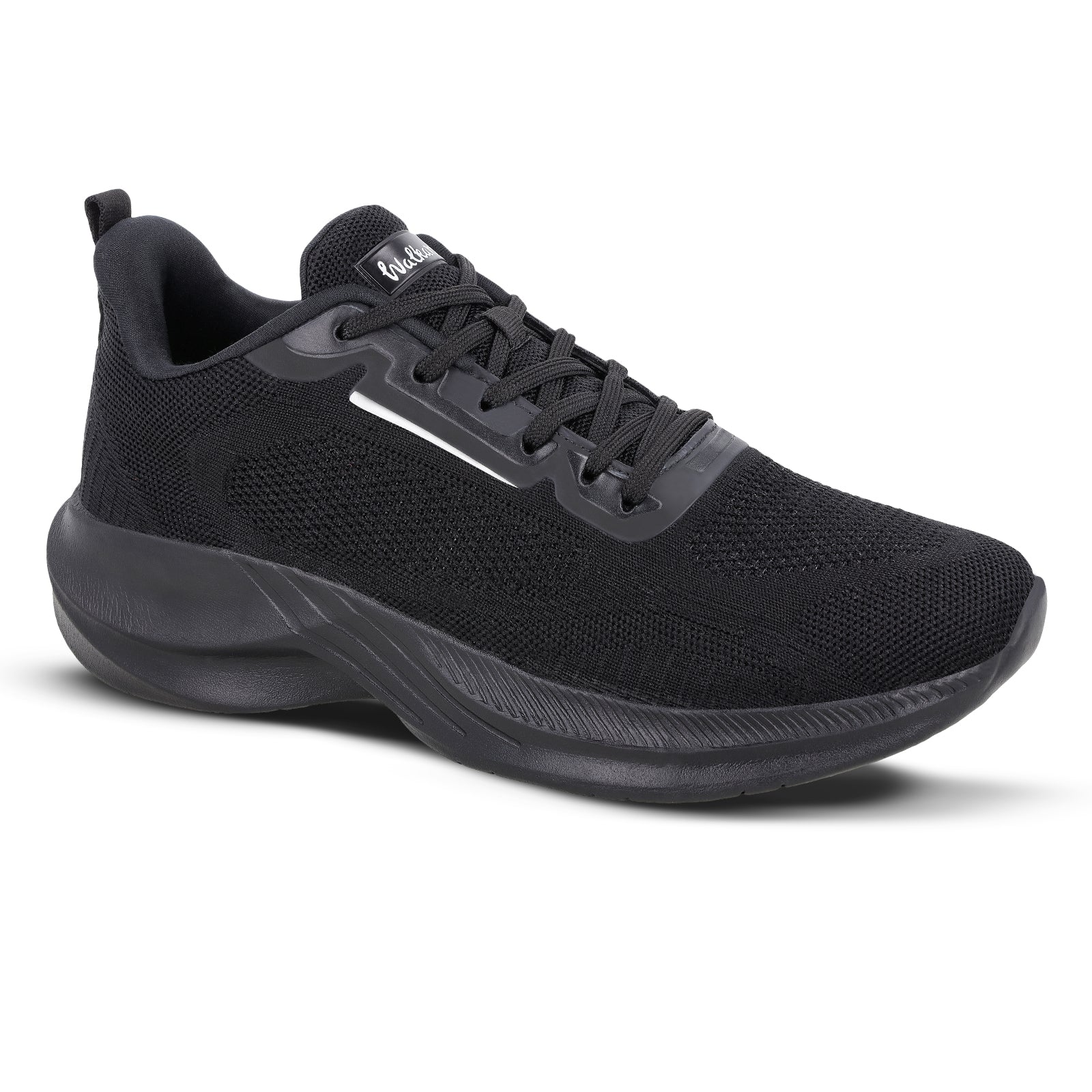 Walkaroo Men Sports Shoe - WS9557 Black Black - Walkaroo Footwear