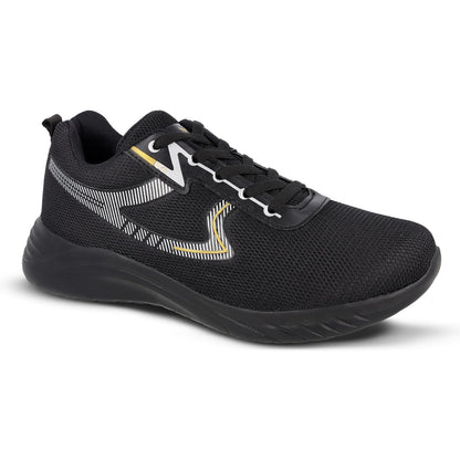 Walkaroo Men walking Shoes - WS3064 Black - Walkaroo Footwear