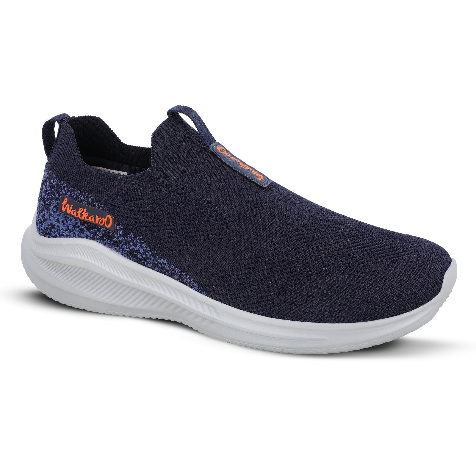 Walkaroo Men Walking Shoes - XS9757 Navy Blue - Walkaroo Footwear