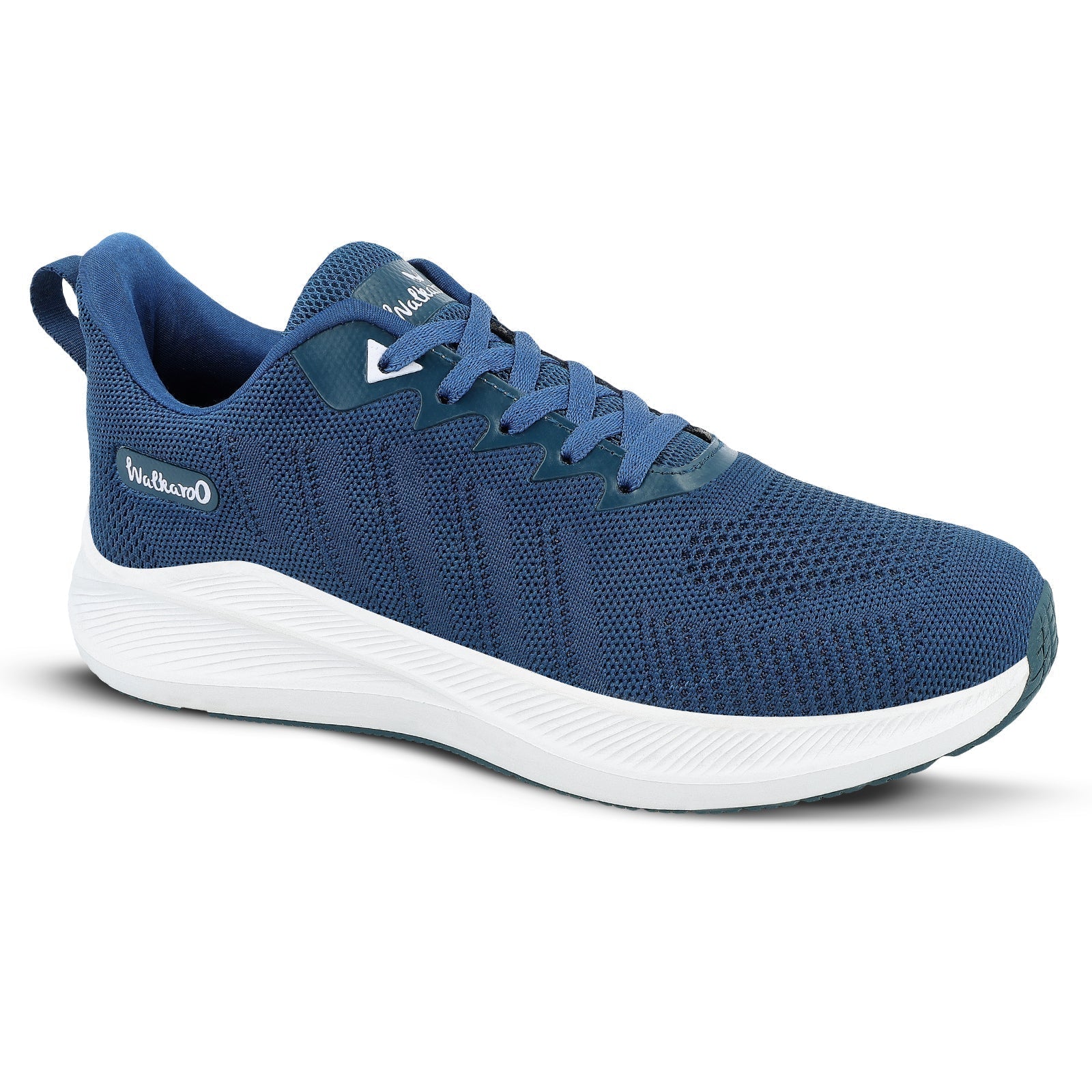 Walkaroo Men Sports Shoe - WS9104 Teal Blue - Walkaroo Footwear