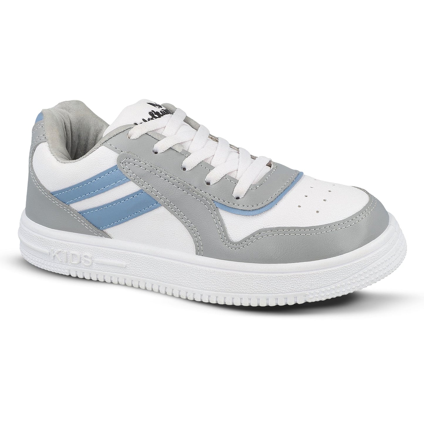 Walkaroo Boys Casual Shoes - WY3342 Grey White - Walkaroo Footwear