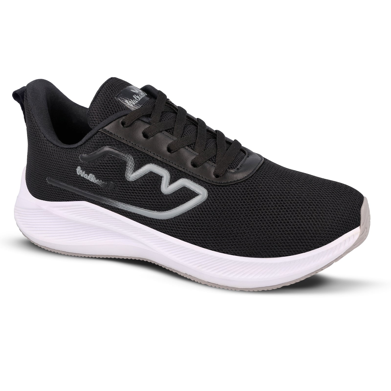 Walkaroo Men Walking shoe - WS9541 Black - Walkaroo Footwear