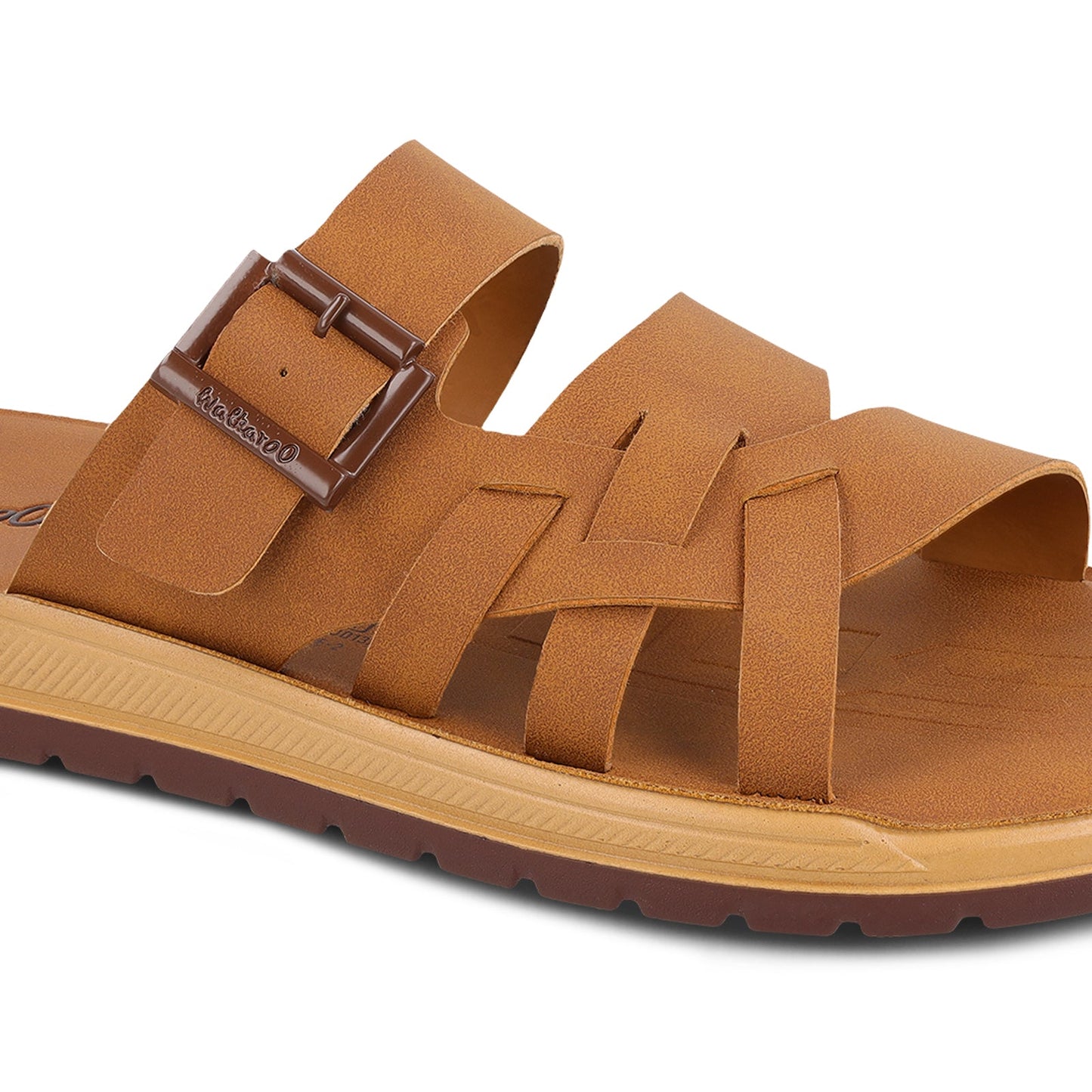 Men's Daily Wear Sandals - WGP53054 Tan