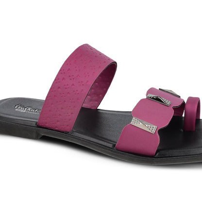 Women's Daily Wear Sandals - WL7621 Maroon
