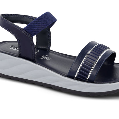 Women's Wedge Heel Sandals  - WLP77014 Blue