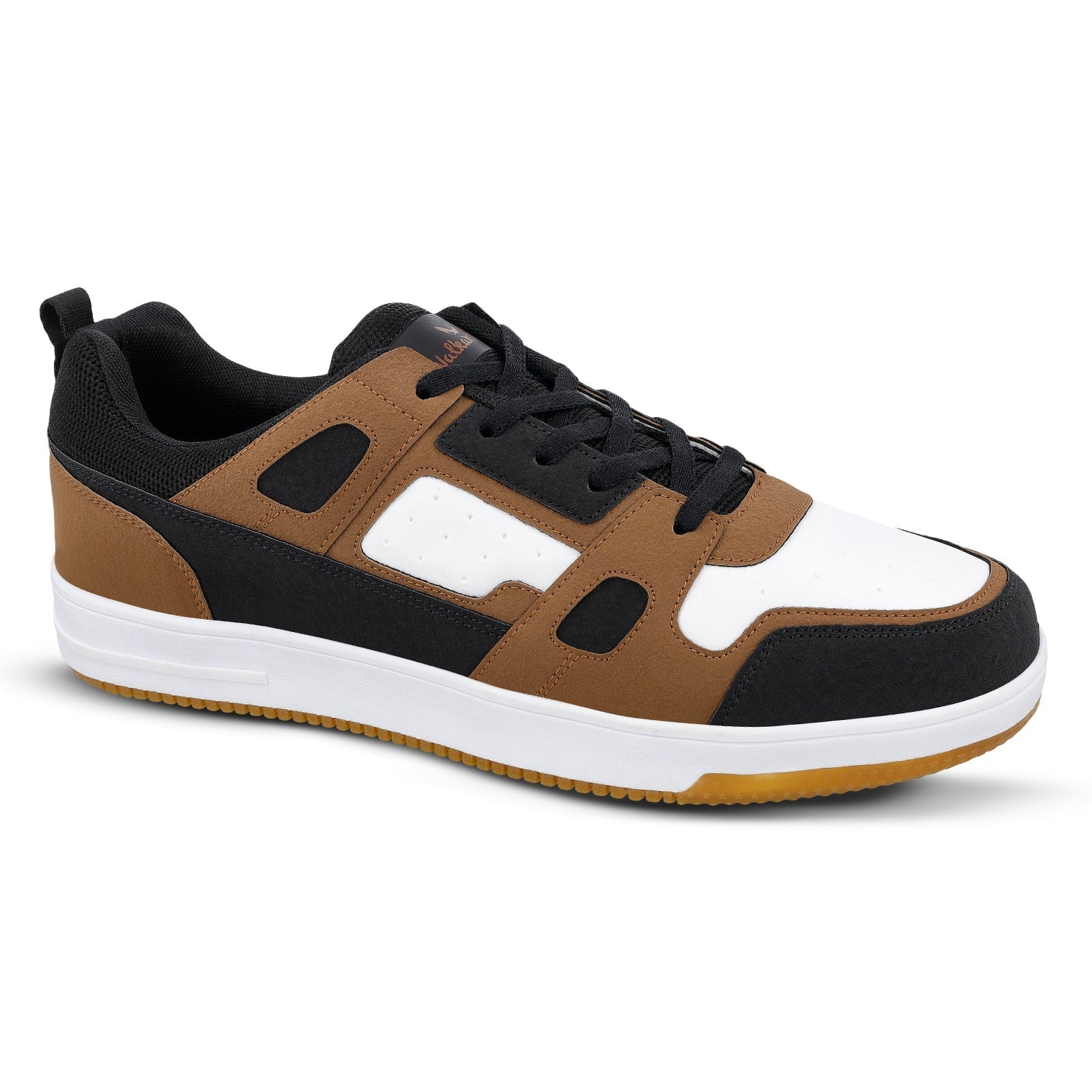 Walkaroo Mens Casual Shoes - WY3344 Black Brown - Walkaroo Footwear