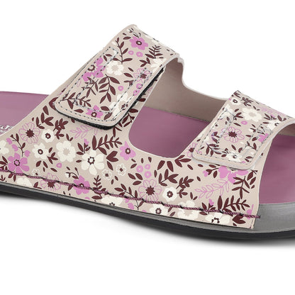 Women's Daily Wear Comfort Sandals - WLP74041 Mauve