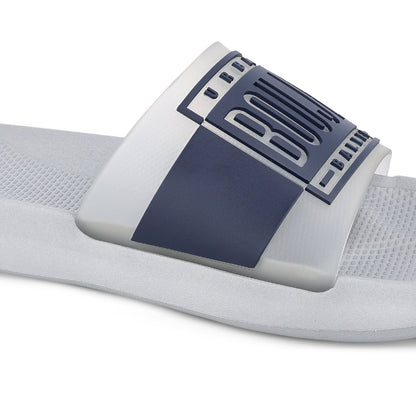 Men's Flip Flop Sliders  - WC8803 Light Grey