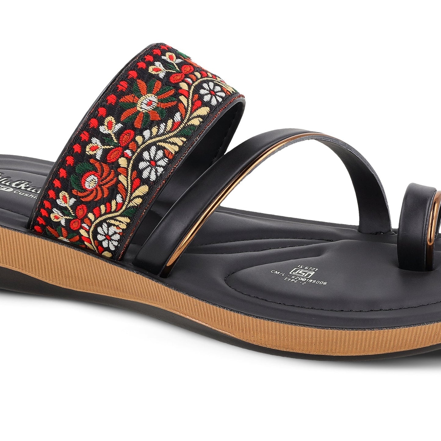Women's Wedge Heel Sandals  - WLP72063 Black