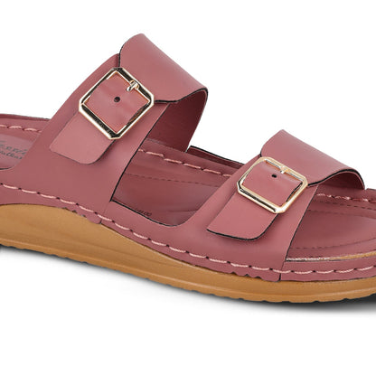 Women's Daily Wear Comfort Sandals  - WLP74021 Dusty Rose