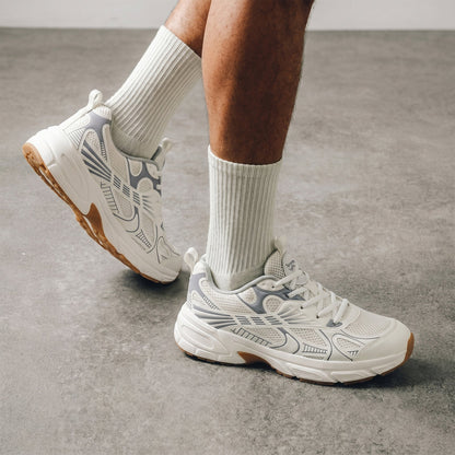 Men's Lace-up Sports Shoe -ONG97003 White