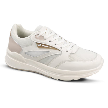 Men's Sports Sneakers - SGE24002 White Beige