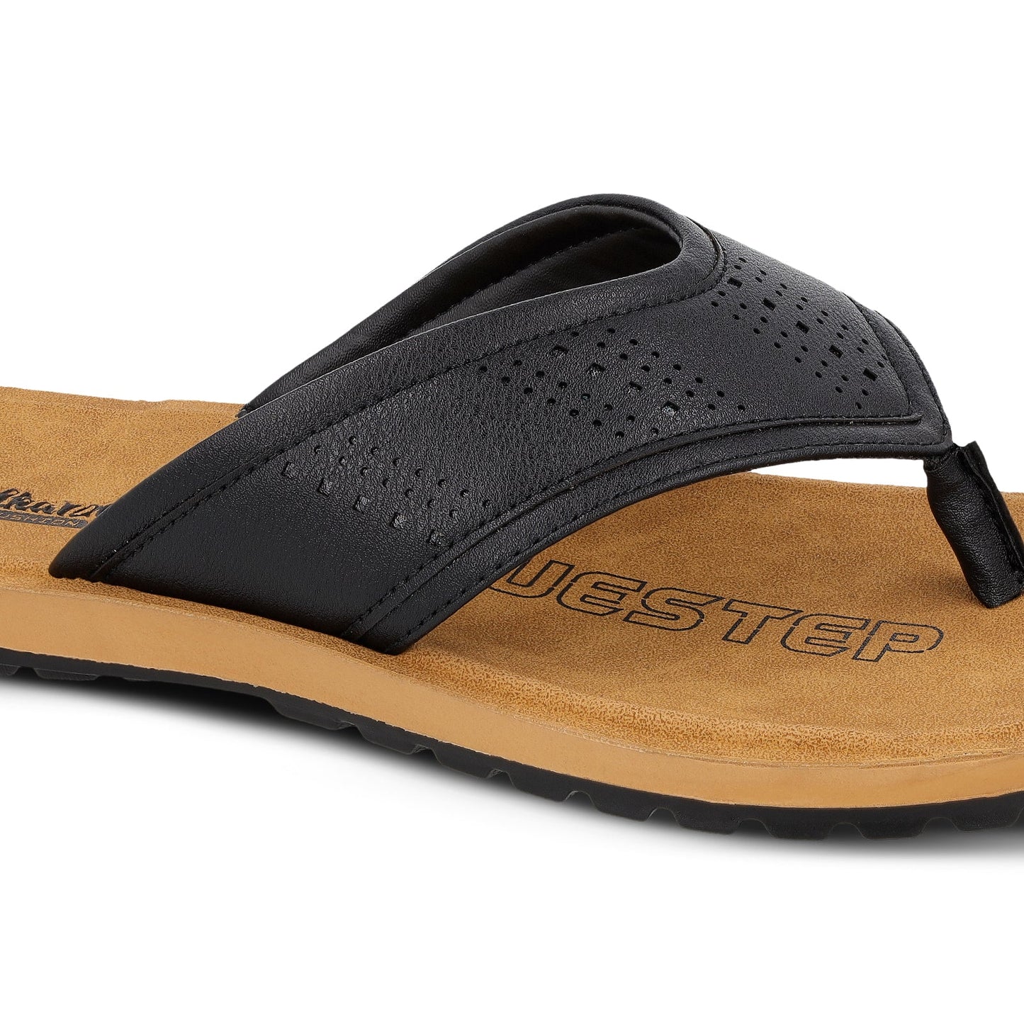 Men's Daily Wear V-Strap Sandals - WGP50010 Black