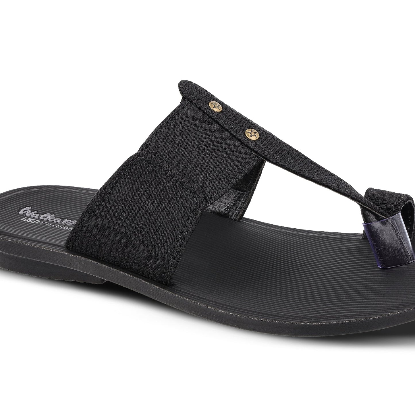 Men's  Traditional Chappal  - WGR53158 Black