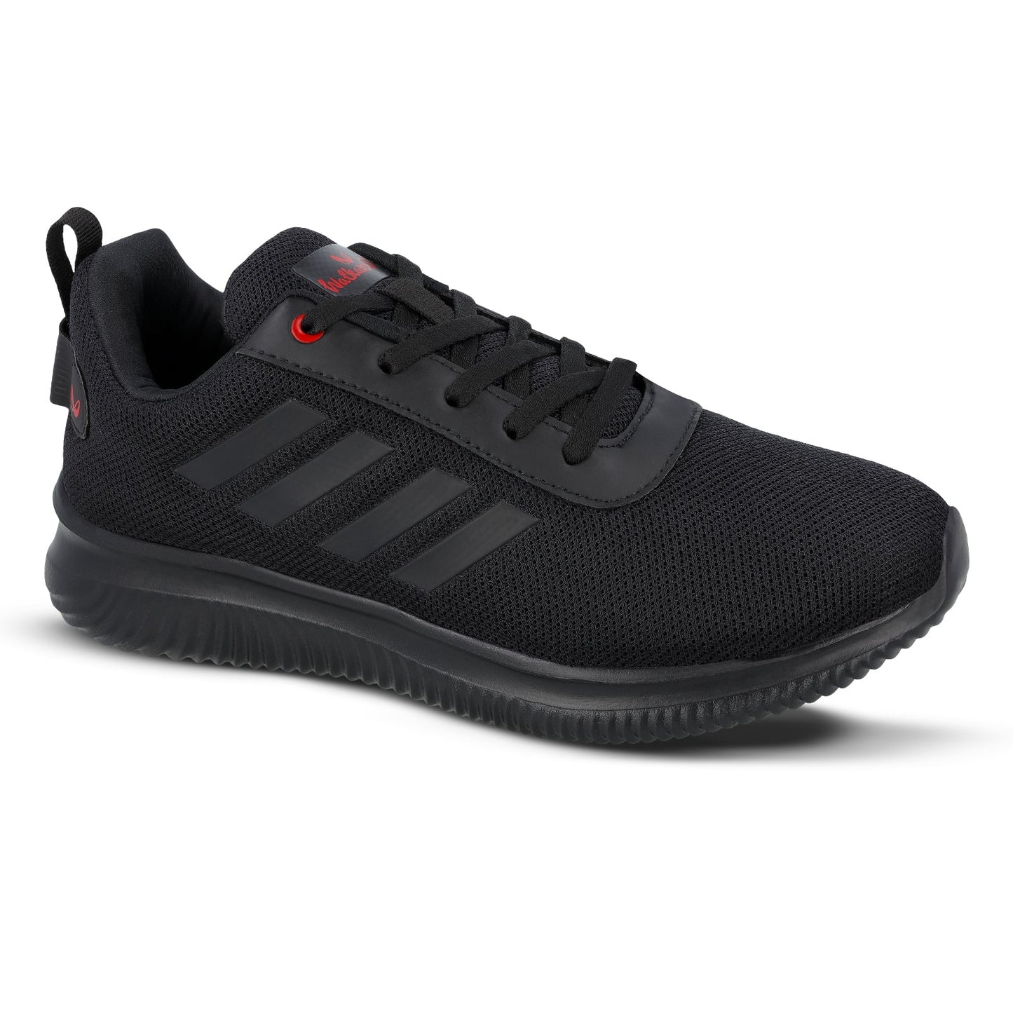 Walkaroo Men Sports Shoe - WS9558 Black Black - Walkaroo Footwear