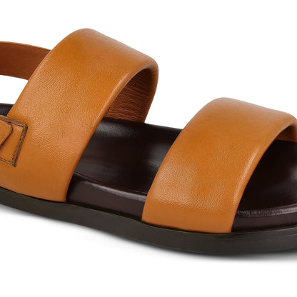 JOHN TAYLOR Leather Gents Sandals - JT97516 - Walkaroo Footwear