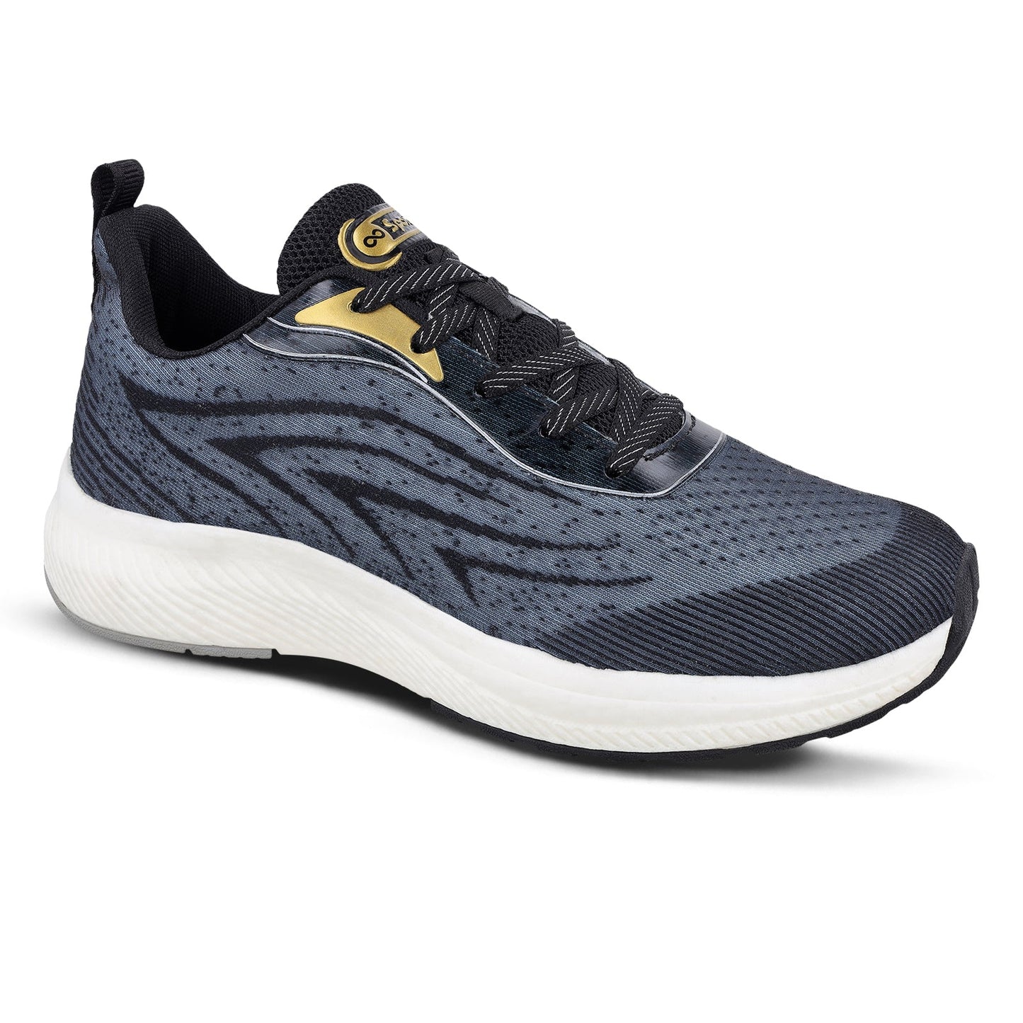 DANZO Men's Lace-up Sports Shoe - WS9147 Black Gold