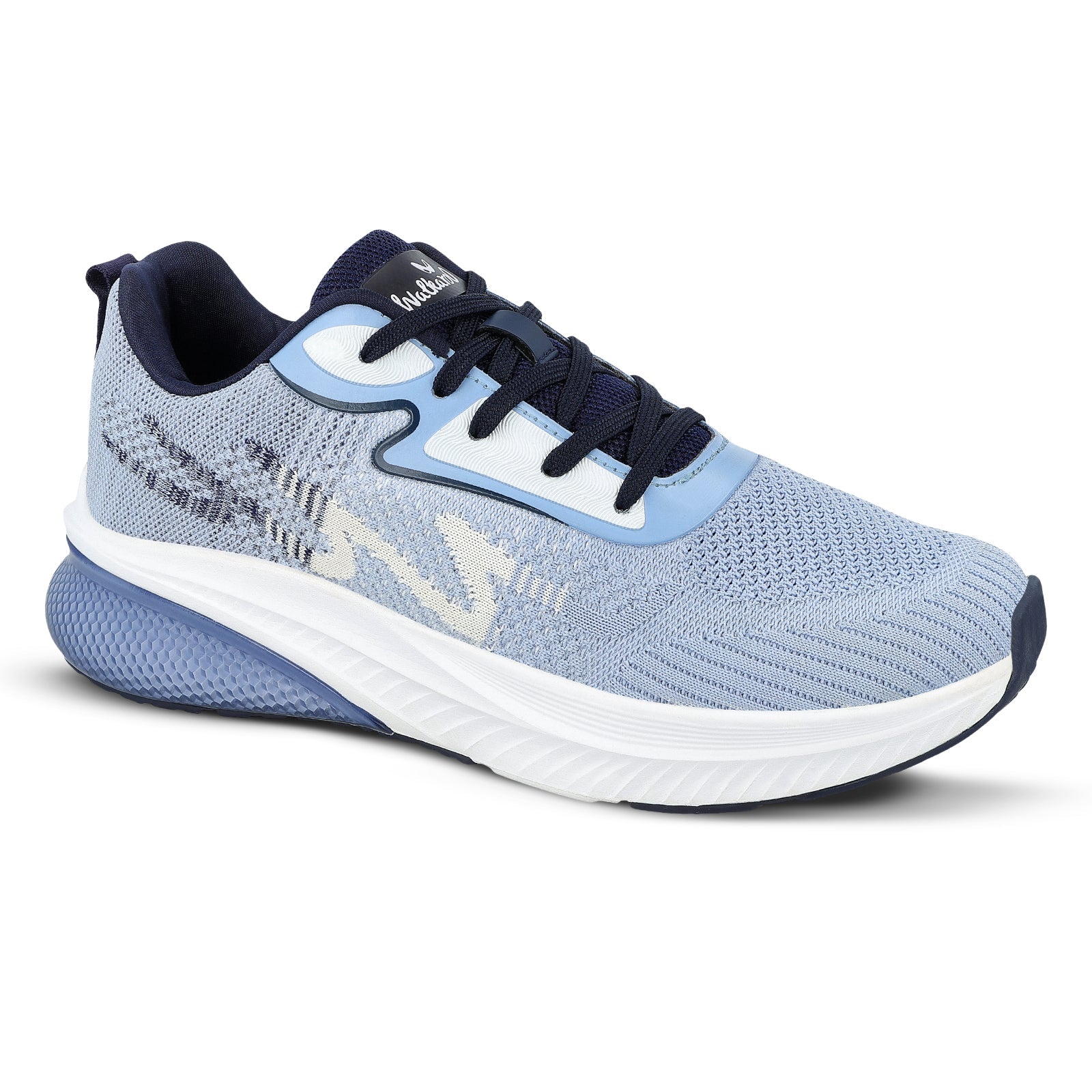 Walkaroo Men Sports Shoe - WS9108 Sky Blue - Walkaroo Footwear