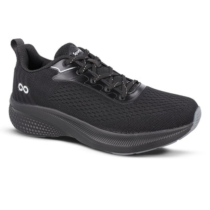 Men's Lace-up Sports Shoes - SGE21012 Black