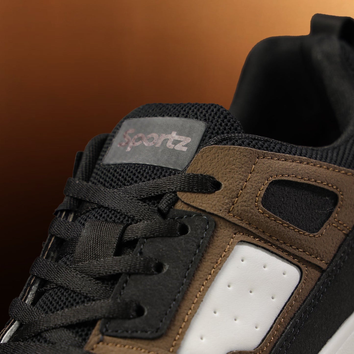 Men's Casual Sneakers - WY3344 Black Brown