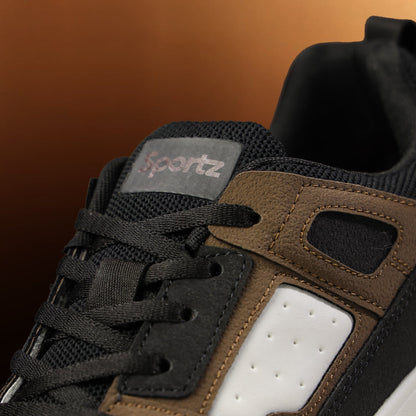 Men's Casual Sneakers - WY3344 Black Brown