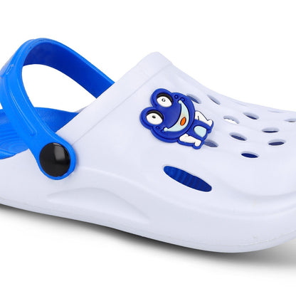 Walkaroo Boys Sandals Footwear - WK360 White Blue - Walkaroo Footwear