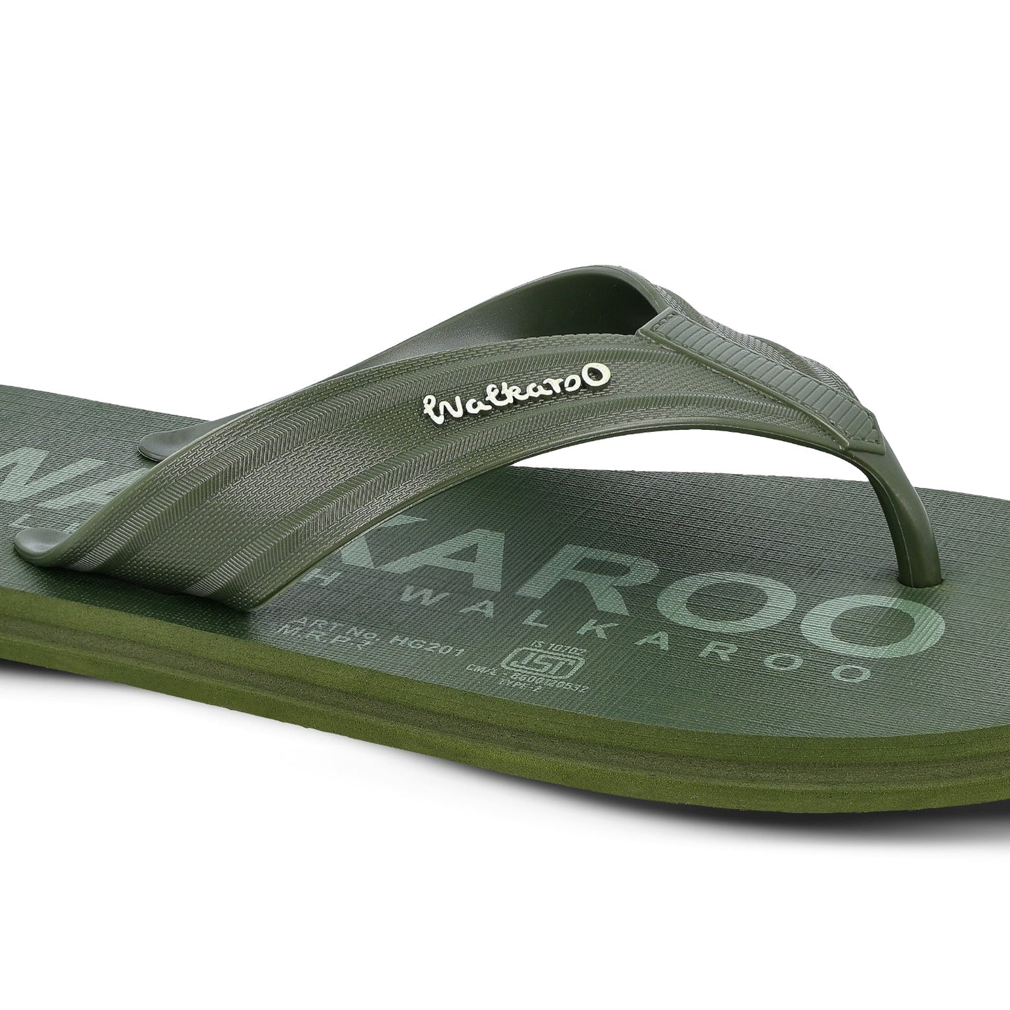 Men's Hawai Slippers - HG201 Olive